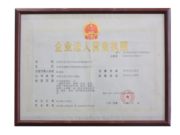营业执照